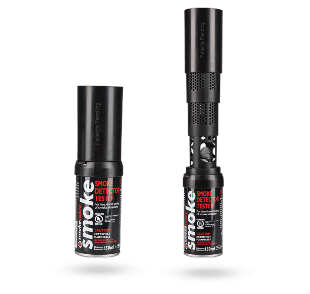 Дымовой аэрозоль SmokeSabre недорогой и быстрый способ протестировать дымовой пожарный извещатель.