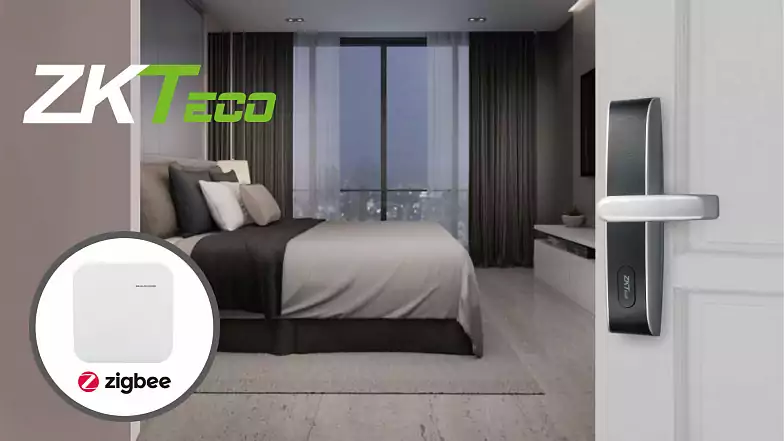 Онлайн система по управлению доступом в номера отеля с использованием беспроводных замков, специализированного программного обеспечения и беспроводных точек доступа с защищенным интерфейсом ZigBee.