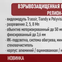 Обновлённая серия взрывозащищённых камер Релион-150